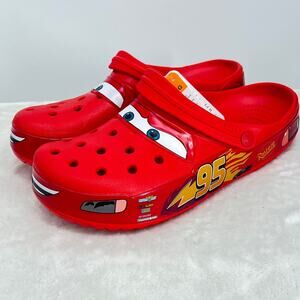CR0CS NWT Disney Pixar Cars Lightning McQueen Clogs  Men's 11 Women's 13